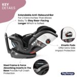 PEG Primo Viaggio - Asiento convertible todo en uno para automóvil, color regaliz | Recién nacido a más de 10 años - 5-1