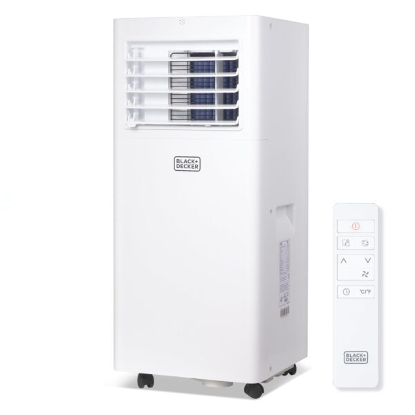 Aire acondicionado portátil BLACK+DECKER BPACT05SM 8500 BTU 5100 BTU SACC para habitaciones hasta 350 pies cuadrados con