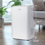 Aire acondicionado portátil inteligente BLACK+DECKER BPACT08NM 12000 BTU compresor inverter para habitaciones hasta 550