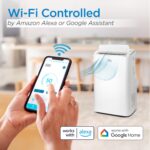 Aire acondicionado portátil inteligente BLACK+DECKER BPACT08NM 12000 BTU compresor inverter para habitaciones hasta 550