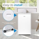 Aire acondicionado portátil inteligente BLACK+DECKER BPACT08NM 12000 BTU compresor inverter para habitaciones hasta 550