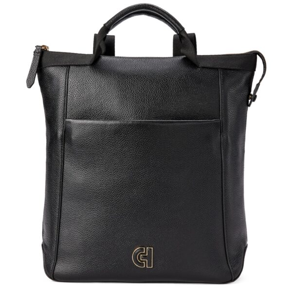 Cole Haan Grand Ambition - Mochila convertible de lujo pequeña para mujer, color negro