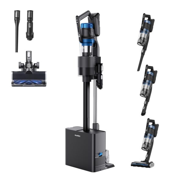Aspiradora de Mano Inalámbrica Eureka Stylus Elite NEC490BL, 350W, Autovaciado, 60 Min, Filtro HEPA 5 Capas