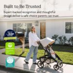 UPPAbaby Vista V3 Cochecito – Sistema de cochecito individual a doble de tamaño completo – Asiento para niños pequeños,