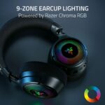 Auriculares Inalámbricos Gaming Razer Kraken V4 2.4GHz Bluetooth USB Micrófono Banda Súper Amplia RGB 9 Zonas 40mm