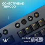 Teclado Mecánico Inalámbrico Logitech G915 X Lightspeed 920-012704 Teclas PBT Double-Shot Retroiluminado RGB para Mac PC