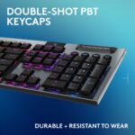 Teclado Mecánico Inalámbrico Logitech G915 X Lightspeed 920-012704 Teclas PBT Double-Shot Retroiluminado RGB para Mac PC