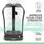 Plataforma de Vibración Bluefin Fitness Pro motores silenciosos altavoces Bluetooth