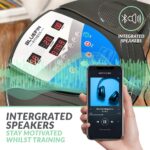 Plataforma de Vibración Bluefin Fitness Pro motores silenciosos altavoces Bluetooth