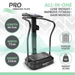 Plataforma de Vibración Bluefin Fitness Pro motores silenciosos altavoces Bluetooth