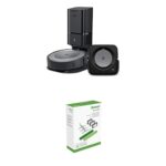 Paquete Robot Aspirador iRobot Roomba i3 Plus EVO 3550 y Trapeador Braava Jet m6 6113 con Kit de Repuestos Wi-Fi Alexa