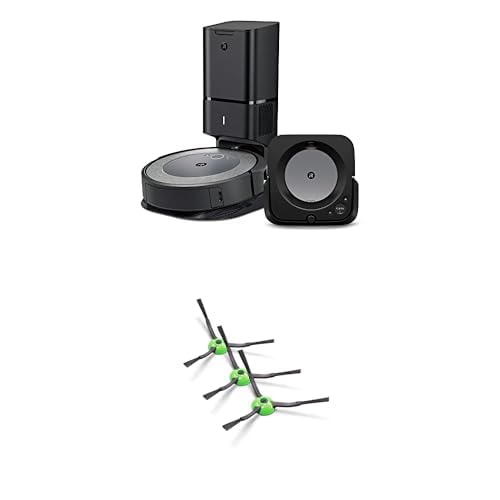 Robot aspirador y mopa iRobot Roomba i3+ EVO 3550 Braava Jet m6 6113 Wi-Fi mapeo inteligente autovaciado con cepillos de