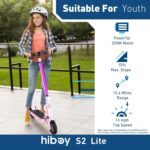 Hiboy Electric Scooter for Teens, 350W Peak Motor, 13 MPH Top Speed, 10.6-Mile Range, Lightweight Foldable Design, UL 22
