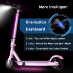 Hiboy Electric Scooter for Teens, 350W Peak Motor, 13 MPH Top Speed, 10.6-Mile Range, Lightweight Foldable Design, UL 22
