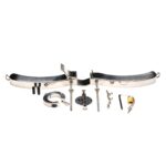MASTER SERIES Humbler de acero inoxidable con trituradora de bolas ajustable, dispositivo de retención duradero para con
