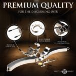 MASTER SERIES Humbler de acero inoxidable con trituradora de bolas ajustable, dispositivo de retención duradero para con