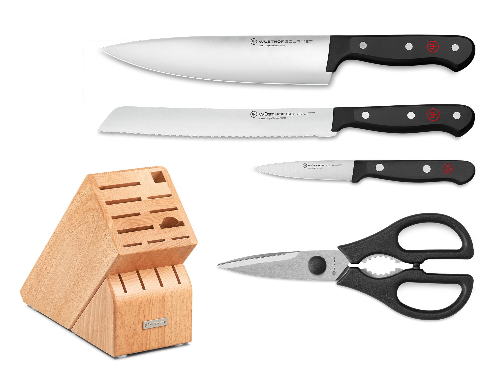 Version 1.0.0 WÜSTHOF Juego de bloques gourmet de 5 piezas