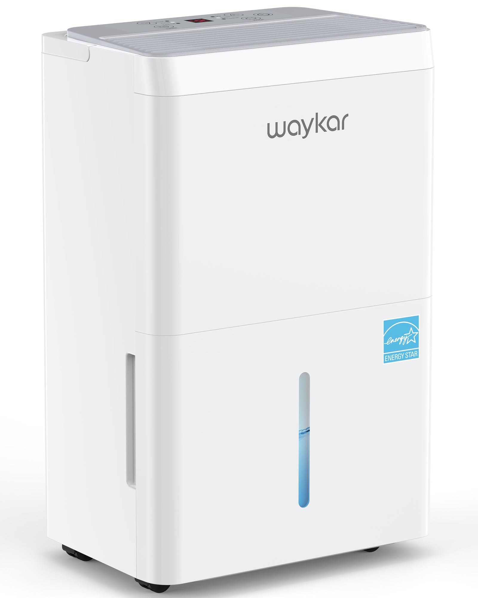Version 1.0.0 Deshumidificador Waykar CTH120A 120 Pintas Energy Star Ultra Silencioso 40 dB para Espacios de hasta 6,000 pies cuadrado