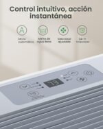 Deshumidificador Waykar CTH120A 120 Pintas Energy Star Ultra Silencioso 40 dB para Espacios de hasta 6,000 pies cuadrado