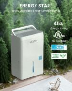 Deshumidificador Waykar CTH120A 120 Pintas Energy Star Ultra Silencioso 40 dB para Espacios de hasta 6,000 pies cuadrado