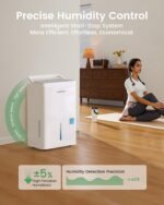 Deshumidificador Waykar CTH120A 120 Pintas Energy Star Ultra Silencioso 40 dB para Espacios de hasta 6,000 pies cuadrado