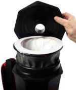 Aspiradora de mochila comercial Cen-Tec Systems 99120 HEPA con boquilla de alimentación eléctrica 6 cuartos de galón neg