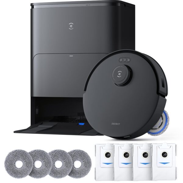 Robot Aspiradora y Trapeador ECOVACS DEEBOT T30S Care 11000 Pa ZeroTangle TruEdge Autovaciado Estación OMNI