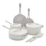 Batería de Cocina Juego de Ollas y Sartenes 10 Piezas GreenPan Nova CC009317-001 Cerámica Antiadherente para Inducción