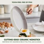 Batería de Cocina Juego de Ollas y Sartenes 10 Piezas GreenPan Nova CC009317-001 Cerámica Antiadherente para Inducción