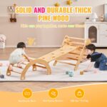 VEVOR Pikler - Juego de triángulos escalador 5 en 1, juguetes de escalada para niños pequeños plegables en interiores co