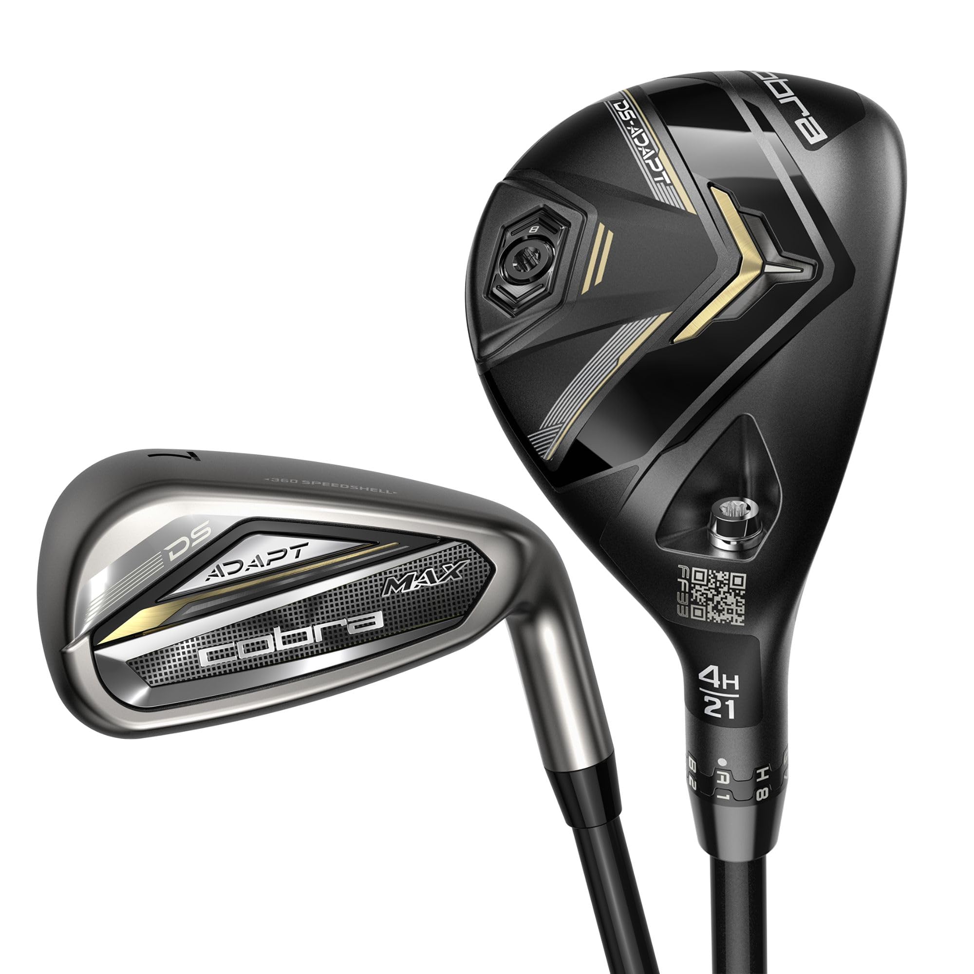 Version 1.0.0 Cobra Golf Women's DS-Adapt MAX Iron Set with Hybrid