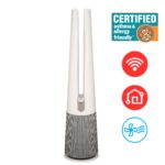Ventilador Torre Purificador de Aire LG PuriCare AeroTower U10CS1C filtro HEPA verdadero WiFi monitor calidad del aire m