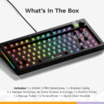 Teclado Glorious GMMK 3 PRO Barebones GLO-KB-GMMK3-PRO Aluminio Modular Hotswap 75% Negro