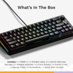 Teclado mecánico gaming Glorious GMMK 3 65 por ciento modular juntas PBT Doubleshot placa aluminio interruptores interca