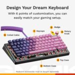 Teclado Mecánico Gaming Glorious GMMK 3 75% Modular Sistema de Juntas Teclas PBT Doubleshot Interruptores Hot-Swap Placa