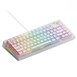 Teclado Mecánico Glorious GMMK 3 75% PBT Doubleshot Switches Intercambiables Blanco