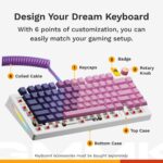 Teclado Mecánico Glorious GMMK 3 75% PBT Doubleshot Switches Intercambiables Blanco