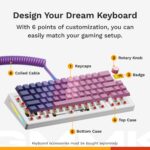 Teclado Mecánico Glorious GMMK 3 65% PBT Doubleshot Switches Intercambiables Blanco