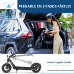 Hiboy Electric Scooter, 700W Peak Motor, 12" Pneumatic Tires, 23 Mph & 38 Miles Range, Hydraulic Suspension, Folding Com