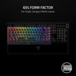 Teclado Inalámbrico Razer BlackWidow V4 Mini HyperSpeed RZ03-05150200-R3U1 65% Intercambiable Interruptores Naranjas Tác