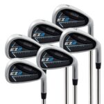 Juego completo de palos de golf Izzo EZ2 de 14 piezas para hombres diestros con bolsa de golf - Juego completo de 14 pie