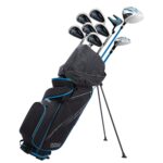 Juego completo de palos de golf Izzo EZ2 de 14 piezas para hombres diestros con bolsa de golf - Juego completo de 14 pie