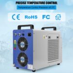 Chiller Industrial Enfriador de Agua GarveeTech HJQ_0YOUVU0OwC975W CW5000 7 Litros 2.64 GPM para Máquina de Grabado y Co