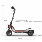 Segway ZT3 Pro - Patinete eléctrico, hasta 24.9 MPH, rango de 43.5 millas, suspensión doble, carga flash, motor pico de