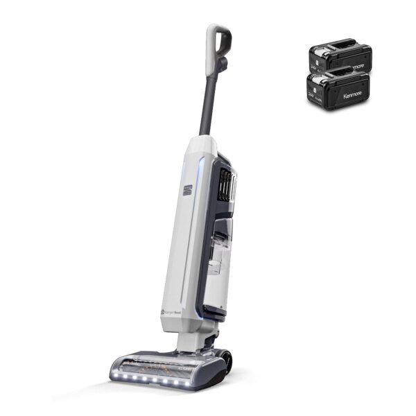 Aspiradora Vertical Inalámbrica Kenmore Litening CU7005 – 24 V, Motor sin Escobillas, 80 Min de Autonomía, Boquilla Lift