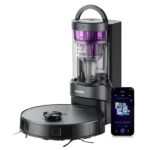 Robot Aspiradora y Trapeadora Eureka E20 Plus, 8000Pa, Sin Bolsa, Vaciado 45 Días, LiDAR, Control App