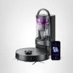 Robot Aspiradora y Trapeadora Eureka E20 Plus, 8000Pa, Sin Bolsa, Vaciado 45 Días, LiDAR, Control App