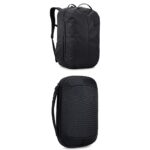 Mochila con organizador de accesorios electrónicos Thule PowerShuttle estuche rígido para cables y cargadores