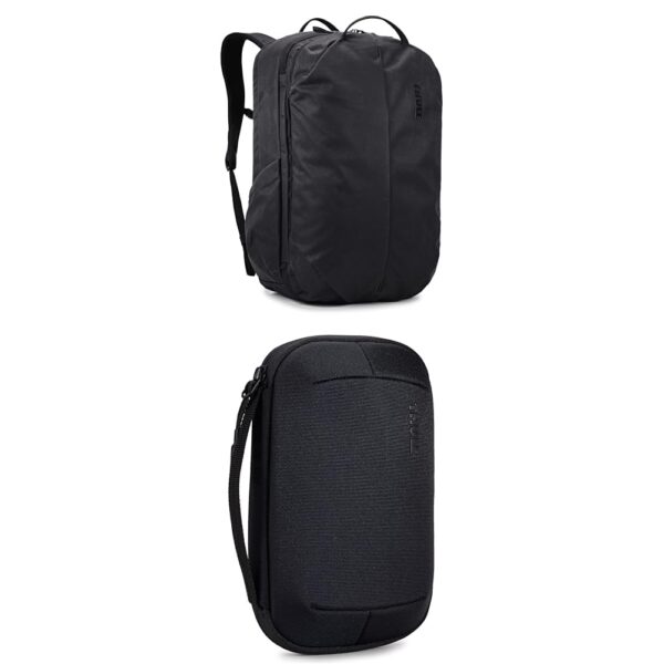 Mochila con organizador de accesorios electrónicos Thule PowerShuttle estuche rígido para cables y cargadores