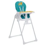 Dream On Me Fisher Price Tiny Bites - Trona para bebés y niños pequeños, Hello Sunshine, plegable con un solo clic, 7 ni